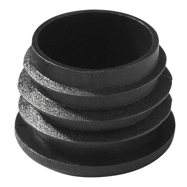 ProPlus Ronde insteekdoppen - Ø 25 mm - Zwart - Set van 4 - Kunststof