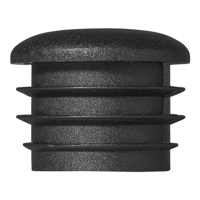 ProPlus Ronde insteekdoppen - Ø 25 mm - Zwart - Set van 4 - Kunststof