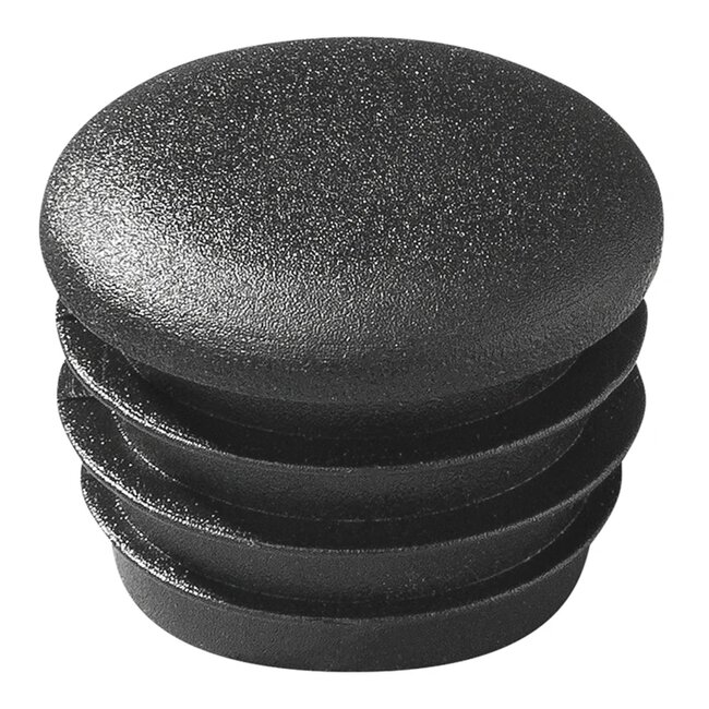 ProPlus Ronde insteekdoppen - Ø 25 mm - Zwart - Set van 4 - Kunststof