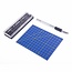 Benson Precisie hobbymes set - Inclusief snijmat en 6 opzetmesjes - 13 cm - Blauw
