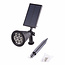 Hofftech LED Prikspot/Wandspot Solar - Cdr Sensor - IP65 - 1800 Mah - 3.7 Volt