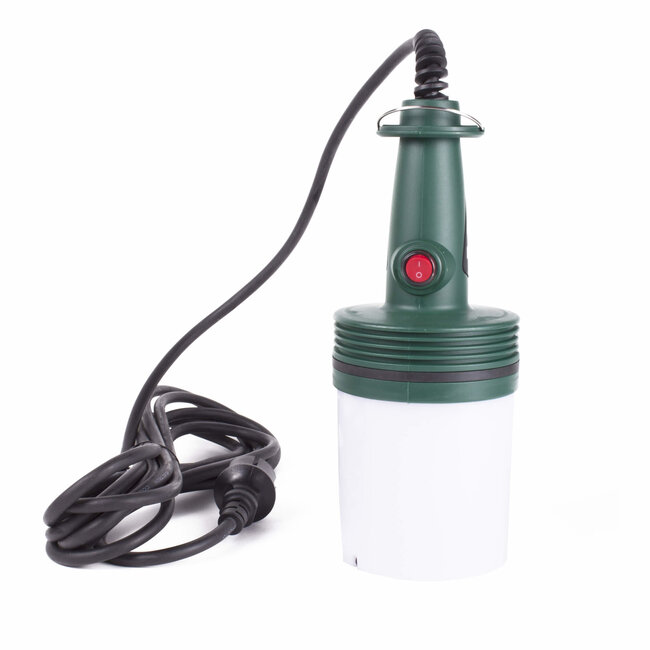Hofftech LED looplamp - stof- en spatwaterdicht - 5 meter kabel - warmwit licht 4000K - 11 x 27 cm