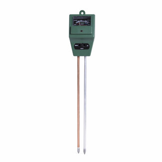 Benson Bodemtester - 3 in 1 Functionaliteit - Meet vocht, licht en pH - Groen - 28 cm