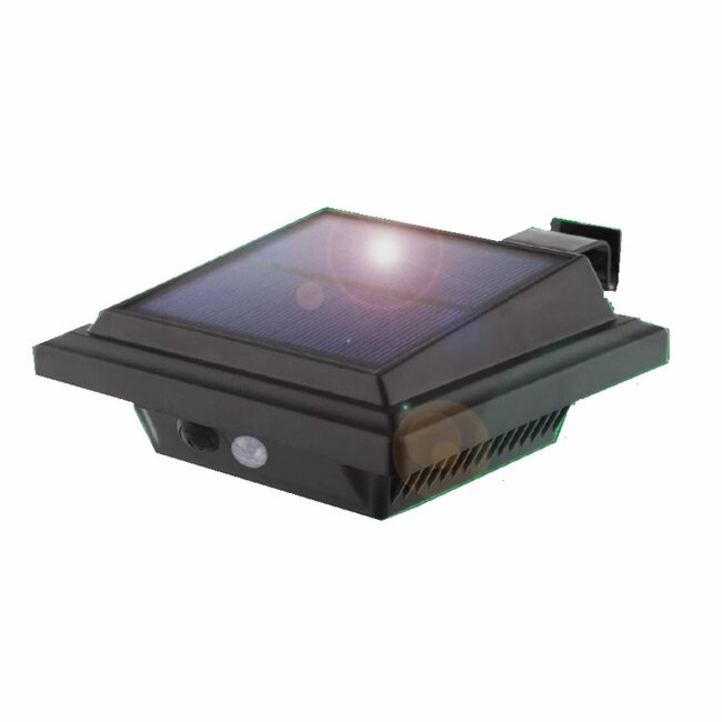 Hofftech LED Wandlamp Solar - PIR Sensor - IP65 - 1200 Mah - 3.7 Volt