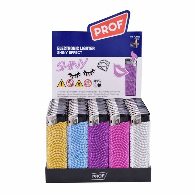 Prof Wegwerpaanstekers - Glimmend - Regelbare vlam - 50 stuks