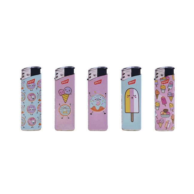 Prof Wegwerpaanstekers - Happy Food - Regelbare vlam - 50 stuks