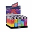 Prof Wegwerpaanstekers - Color Waves - Regelbare vlam - 50 stuks