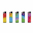 Prof Wegwerpaanstekers - Color Waves - Regelbare vlam - 50 stuks