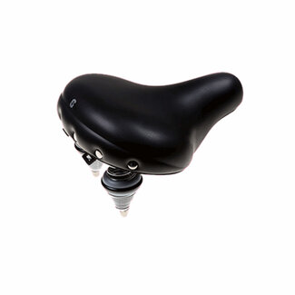 Selle Fietszadel Classic Retro XL - Zwart