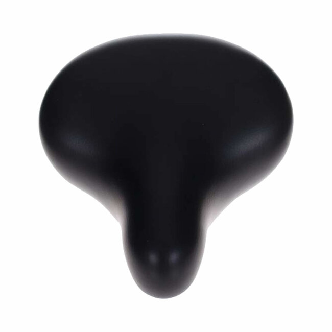 Selle Retro fietszadel - extra breed - waterdicht - zwart