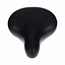 Selle Retro fietszadel - extra breed - waterdicht - zwart