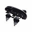 Selle Retro fietszadel - extra breed - waterdicht - zwart