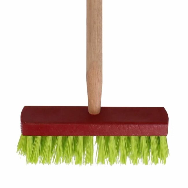 Talen Tools Kinderbezem - Rood/Groen - Compleet - 80 cm