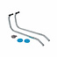 Silverline Ladder nokhaken - aluminium - polymeer wielen - 101,5 cm - 2 stuks