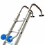 Silverline Ladder nokhaken - aluminium - polymeer wielen - 101,5 cm - 2 stuks