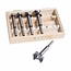 Tooltech Houtfrezenset - 5-delig - 15-35 mm - Inclusief Houten Kistje