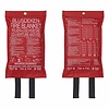 Pro Plus Blusdeken in Nylon Zak - Brandklasse B - A - 100 x 100 cm Pro Plus Blusdeken in Nylon Zak - Brandklasse B - A - 100 x 100 cm