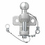 ProPlus Gecombineerde trekhaakkogel - tweevoudige uitvoering - E11-gekeurd - 50 mm - zilver