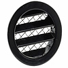 Nedco Schoepenrooster - Rond - Aluminium - Ø 100 mm - Zwart Nedco Schoepenrooster - Rond - Aluminium - Ø 100 mm - Zwart