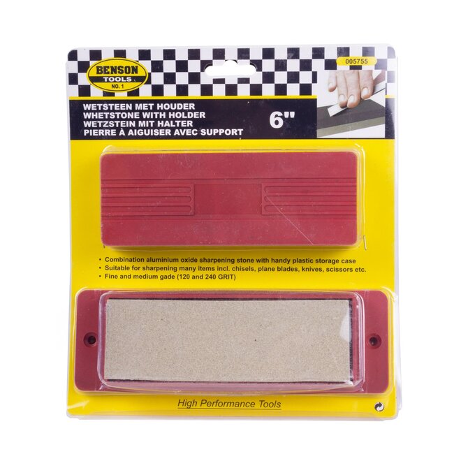 Benson Wetsteen grof en fijn - Inclusief opbergbox - 150 mm