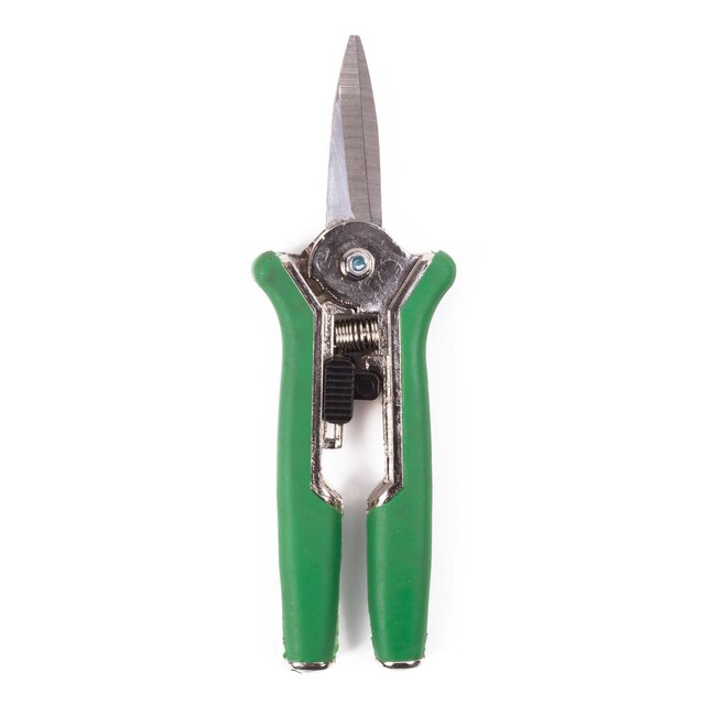 Benson Bloemensnoeischaar - Sk5 koolstofstaal - 15 cm - Grijs/Groen - Rechts/Links