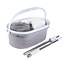 Benson Complete dweilset - 360 graden draai - microvezel kop - 120 cm - groen - 7.5L emmer