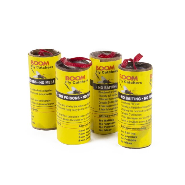 Benson Vliegenvangers - Plakstrip - 4 stuks - Eenvoudig en effectief