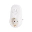Benson Stopcontact met dimmer - randaarde - wit - kinderbeveiliging