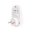 Benson Stopcontact met dimmer - randaarde - wit - kinderbeveiliging