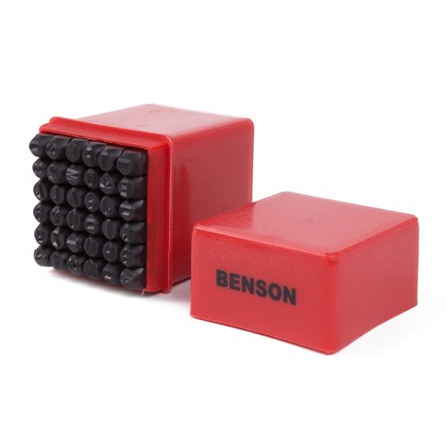 Benson Slagletters en Cijfers - Slagletterset - Ø 5 mm - 36 delig Benson Slagletters en Cijfers - Slagletterset - Ø 5 mm - 36 delig
