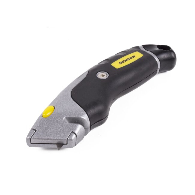 Benson Uitschuifmes - Autoloading - Inclusief 4 reserve mesjes - Comfortabele grip