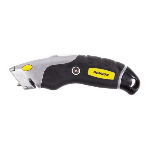 Benson Stanleymes - Uitschuifmes met Autoloading - Inclusief Reserve Mesjes Benson Stanleymes - Uitschuifmes met Autoloading - Inclusief Reserve Mesjes