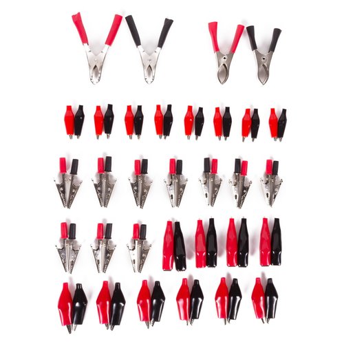 Benson Krokodillenklemmen Assortiment - 60 delig Benson Krokodillenklemmen Assortiment - 60 delig