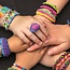 Merkloos Loom Bands - Loombands - Loom elastiekjes - Starterspakket - 1255 delig