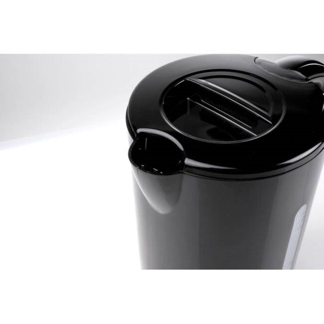 Alpina Zwarte waterkoker - 1,7 liter - Snoerloos - Droogkookbeveiliging - 2200 watt