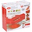 Alpina Multirasp set - 5 raspen & opvangbak - Rood - Kunststof/RVS - 7-delig