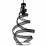 TooLight Moderne hanglamp - geometrisch design - zwart - 23 x 41 cm