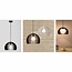 TooLight Moderne hanglamp - geometrisch design - zwart metaal - Ø 28.5 cm