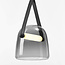 TooLight Moderne hanglamp - Ø 20 cm - grijs/zwart - leren riem - energiezuinige LED