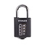 Stahlex Hangslot met cijfercode - 4-cijferig - Quick Reset - 50 mm - zwart