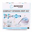 Benson Mop & emmer set - 360° draaiend systeem - Inclusief 123 cm steel - Grijs