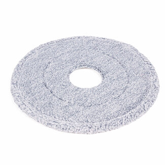 Benson Microfiber mop pad - 360° draaiend - machinewasbaar - grijs