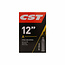 CST Binnenband - 12 inch - Dunlop ventiel 32 mm - Hoogwaardig rubber - Zwart