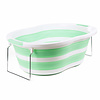Benson Babybadje - Opvouwbaar - 70 x 46.5 x 23 cm - Groen/Wit Benson Babybadje - Opvouwbaar - 70 x 46.5 x 23 cm - Groen/Wit