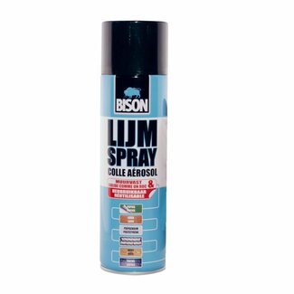 Bison Lijmspray - Vochtbestendig - 2-in-1 - 500 ml - Permanent of Verwijderbaar