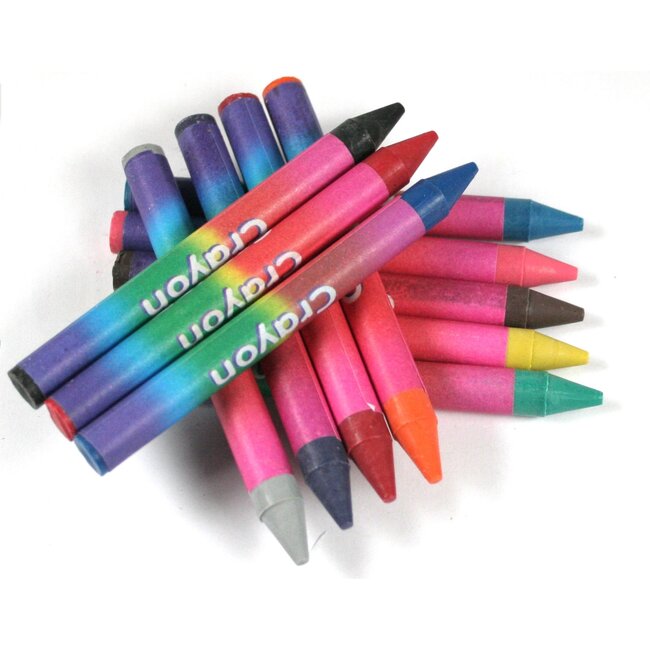 Top Write Gekleurde waskrijtjes - uitstekende kleurafgifte - 12 stuks - Ø 10 mm