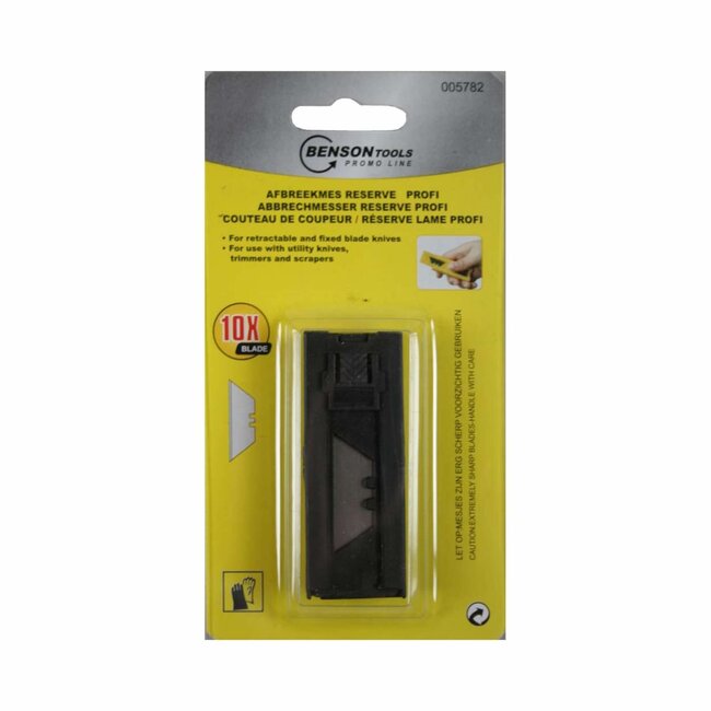 Benson Professionele reservemesjes voor stanleymessen - 10 stuks