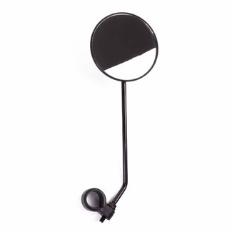 Benson Ronde fietsspiegel - Ø 90 mm - Stuurbevestiging 20-23 mm - Zwart