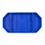 Benson Flexibele siliconen gereedschapsbak - gripvast - blauw - 28 x 15 x 3 cm