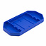 Benson Flexibele siliconen gereedschapsbak - gripvast - blauw - 28 x 15 x 3 cm